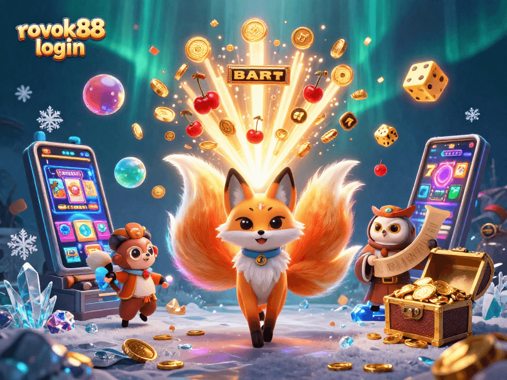 Experience playful gaming excitement with the rokok88 login the vibrant nine-tailed fox and jackpot elements