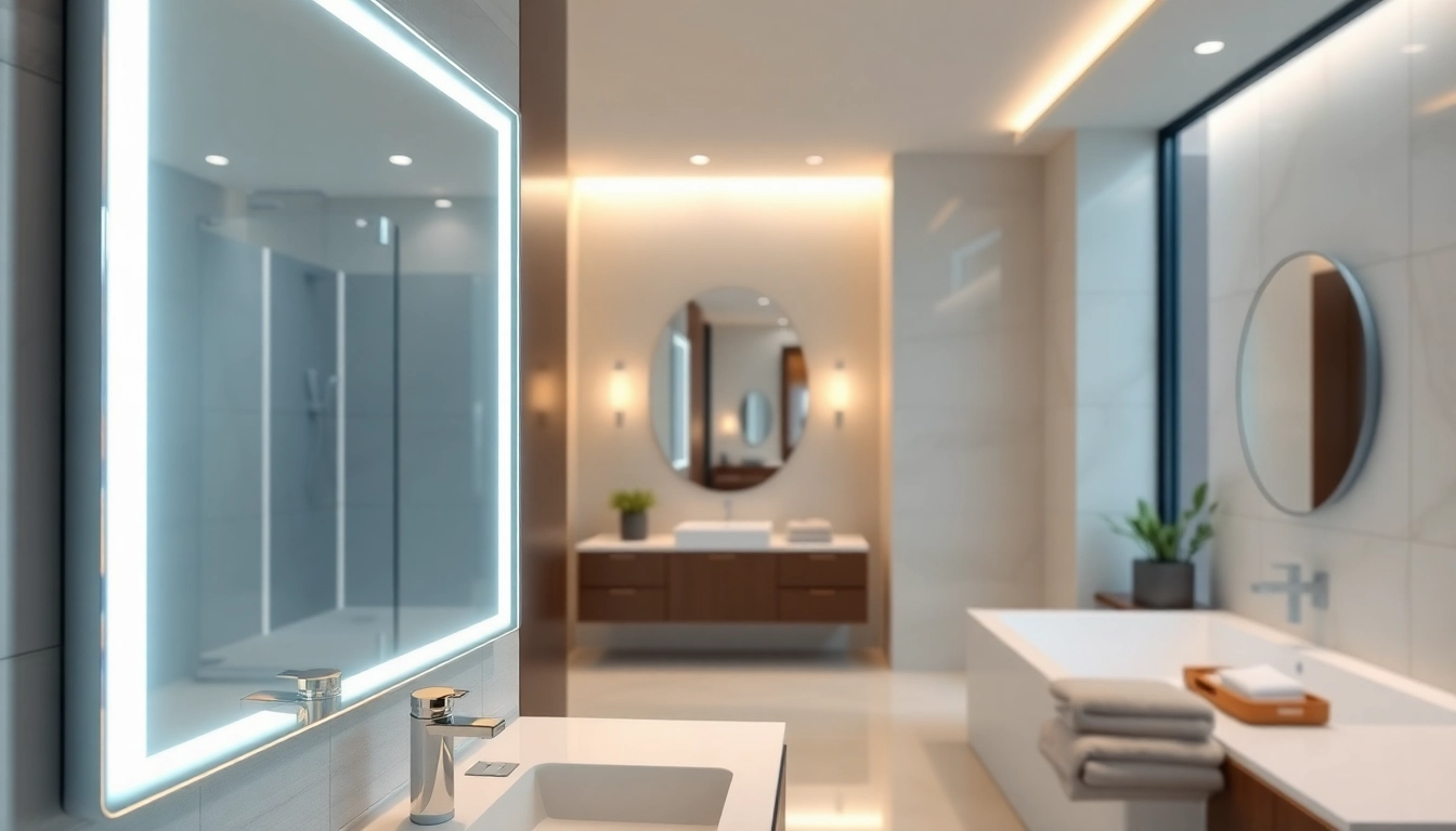 Enhancing Your Space with Mirror and LED Lights: A Stylish Combination