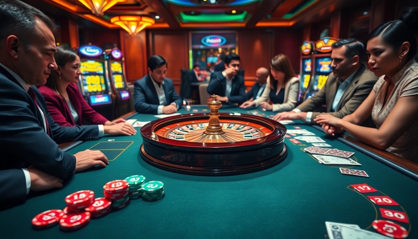 Experience thrilling gameplay at https://gg88.my/ with vibrant casino tables and roulette excitement.