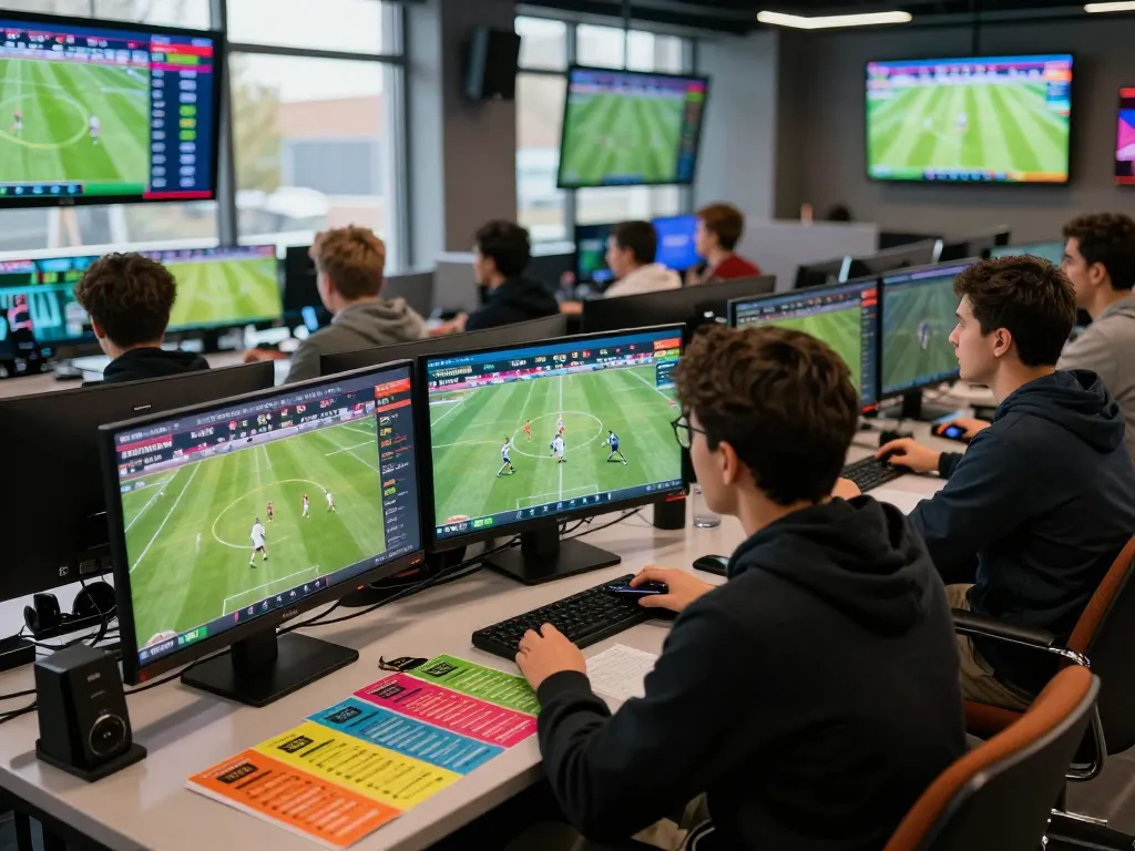 1gom sports betting hub showcasing live matches, odds, and excited bettors in action