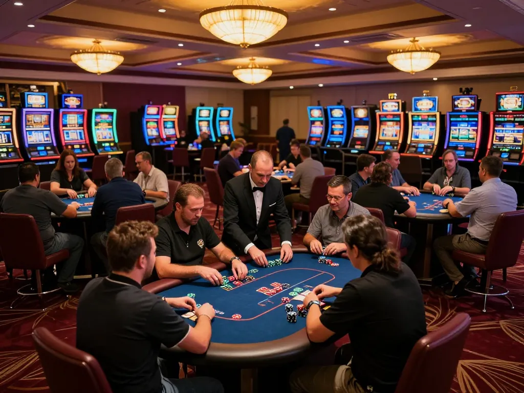 Players experiencing thrilling gameplay at https://fc88.baby casino with vibrant atmosphere and engaging action.