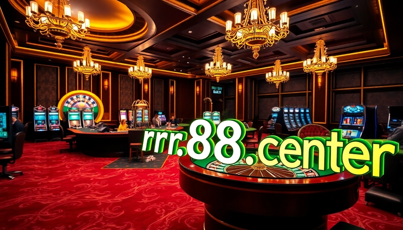 Experience high-stakes gaming excitement at rr88.center with luxurious casino visuals.