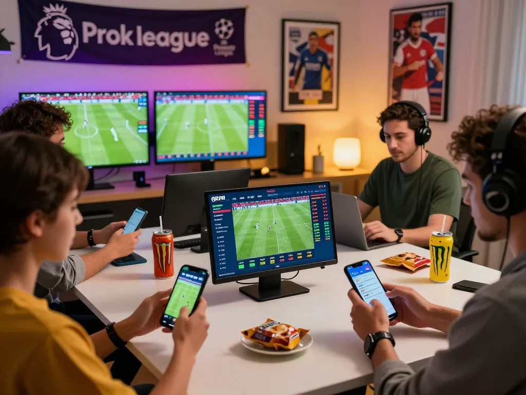 Exciting online betting scene showcasing OKFUN's live betting platform with diverse users engaging on devices.