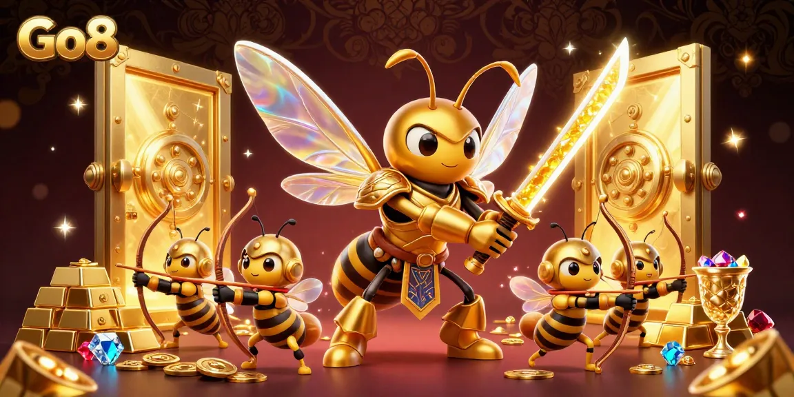 Engage with Go8 and experience a dynamic casino atmosphere filled with golden treasures.