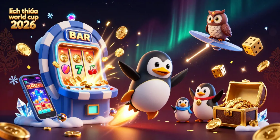 Explore the exciting world of lịch thi đấu world cup 2026 in this vibrant casino-themed illustration.